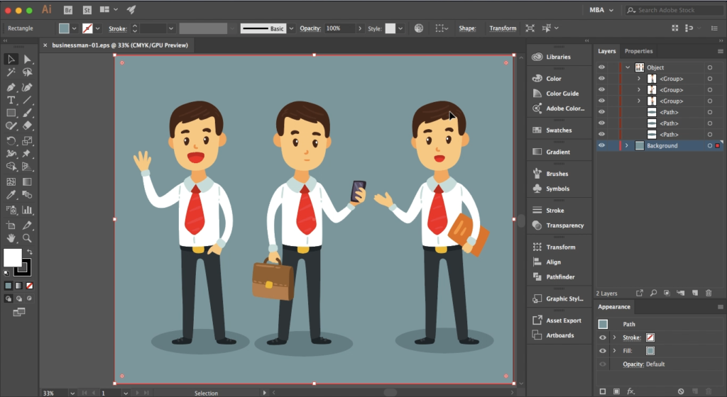 [After Effects] パペットツール(Puppet Tool)を使用して、イラストに動きを付けてみよう！