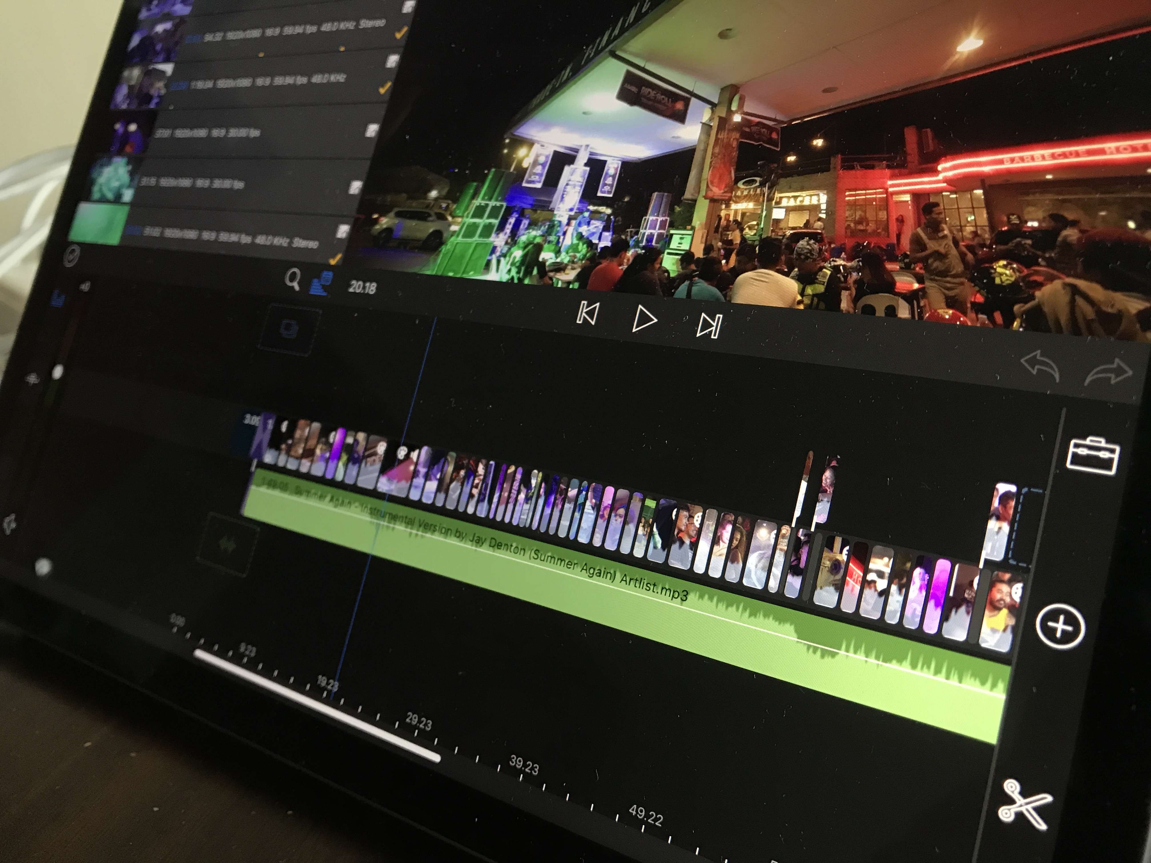 [LumaFusion] アルファまたはマスクにしたい素材を読み込む方法