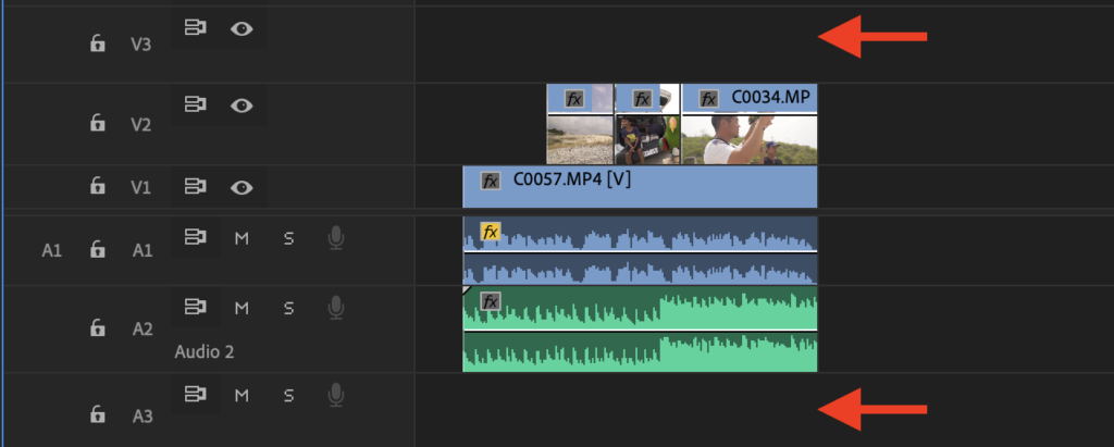 [Premiere Pro] タイムラインのレイヤーに上手く挿入、ペーストができない場合の対処法
