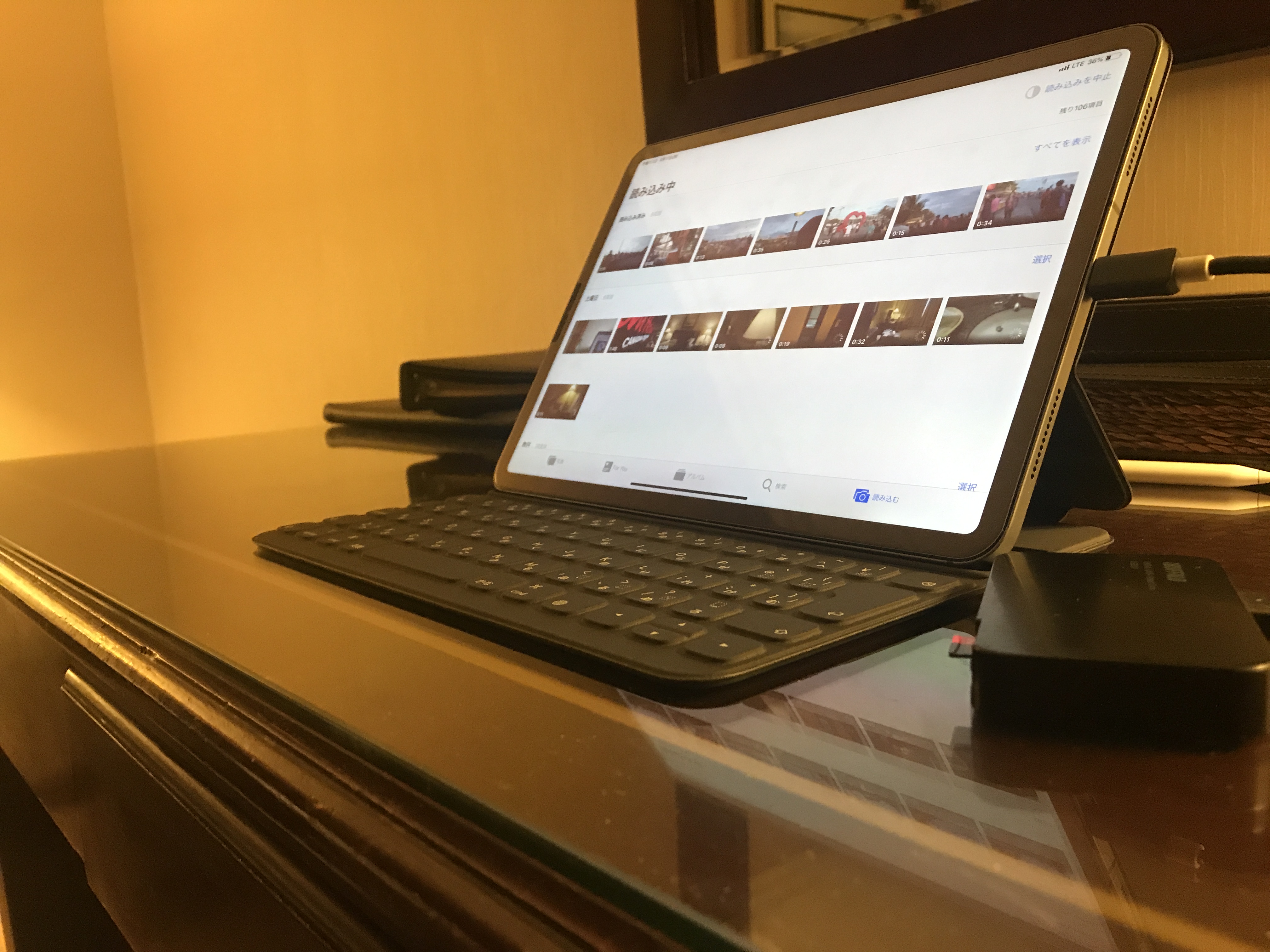 コンパクトなのが嬉しい！iPad ProのSmart Keyboard Folioってどんな感じ？