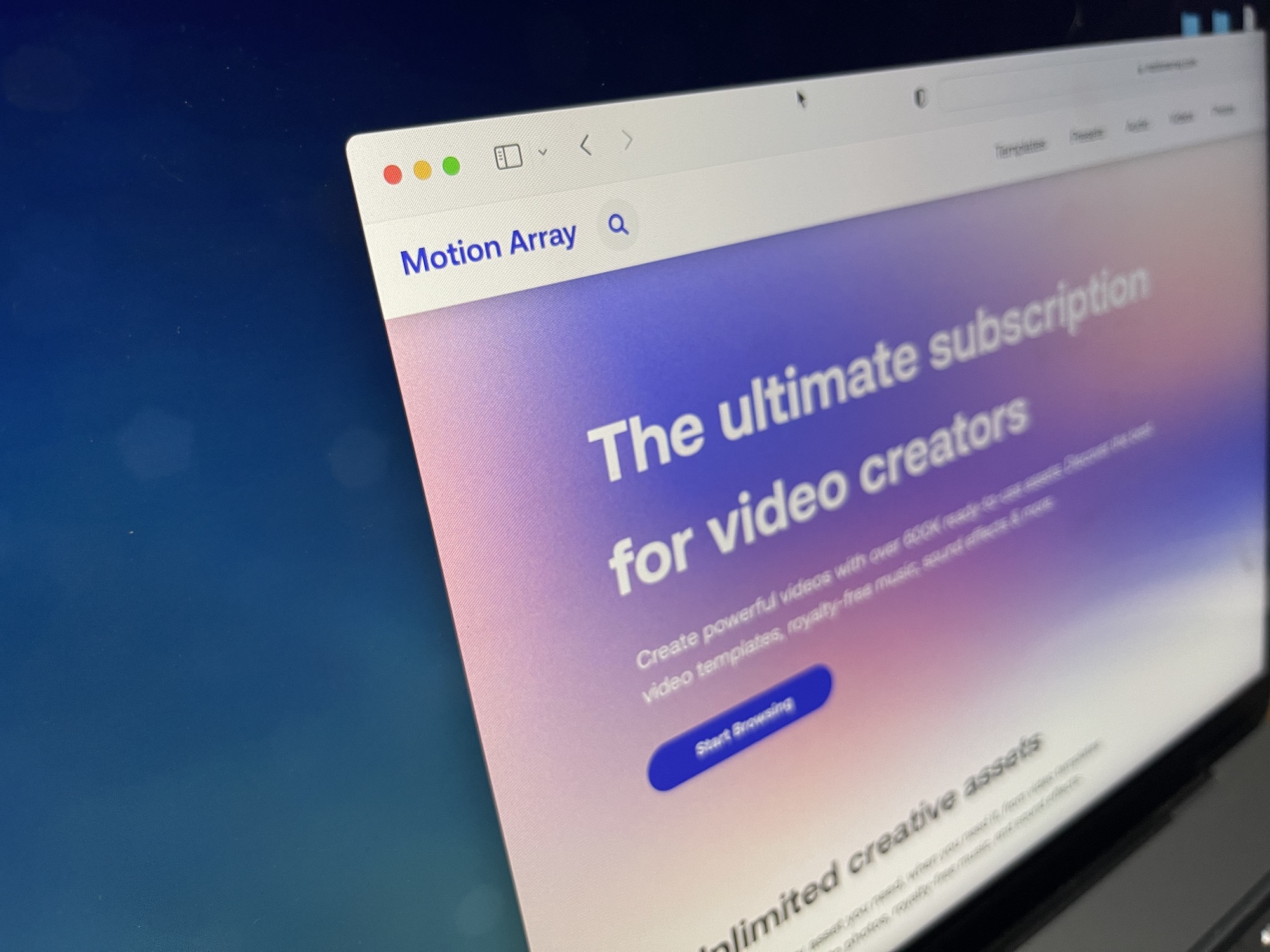 幅広い編集アプリに対応したテンプレートが使い放題のMotion Arrayとは？