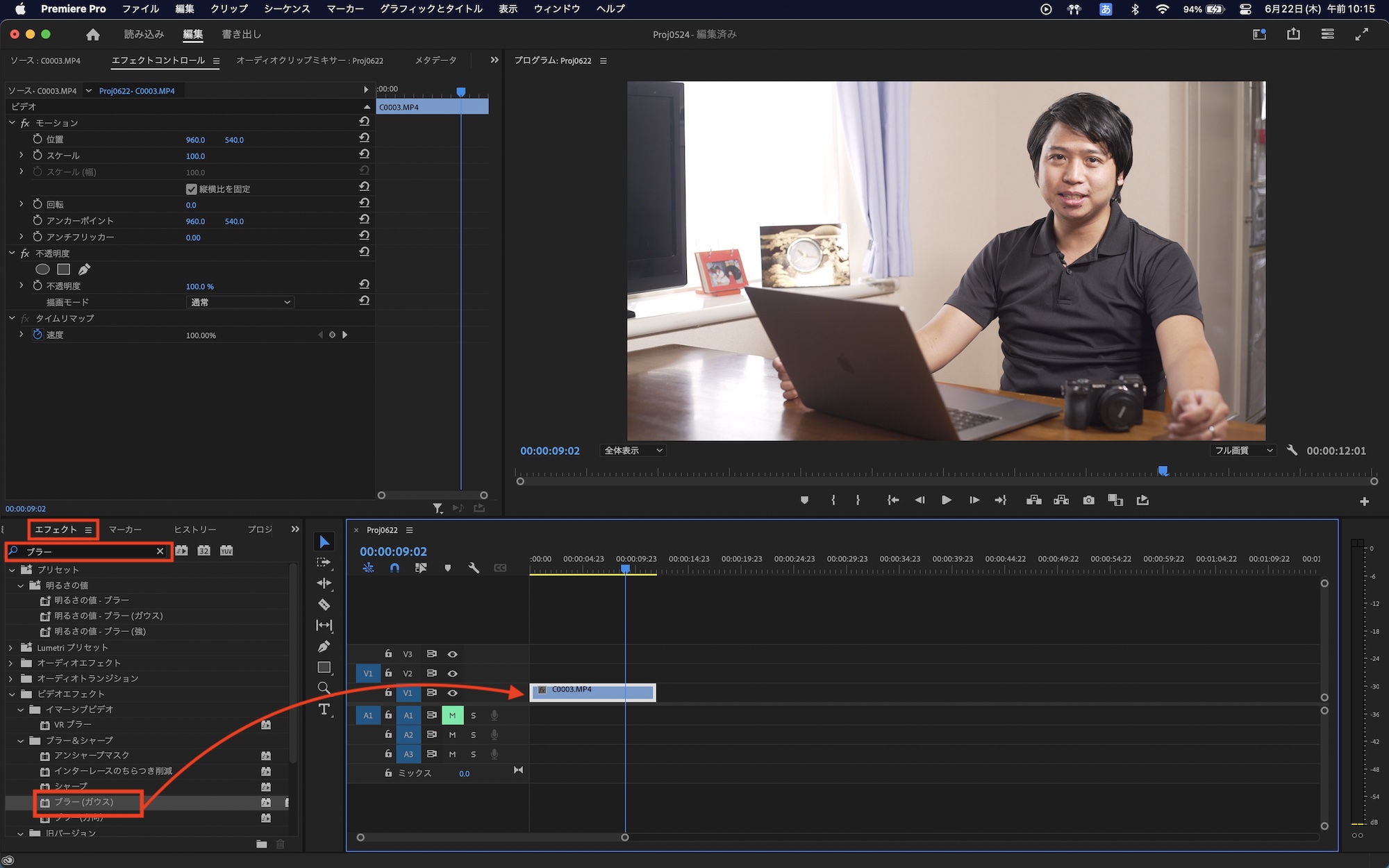 [Premiere Pro] 人物などに色付きのモザイクやブラーを追加する方法とは？